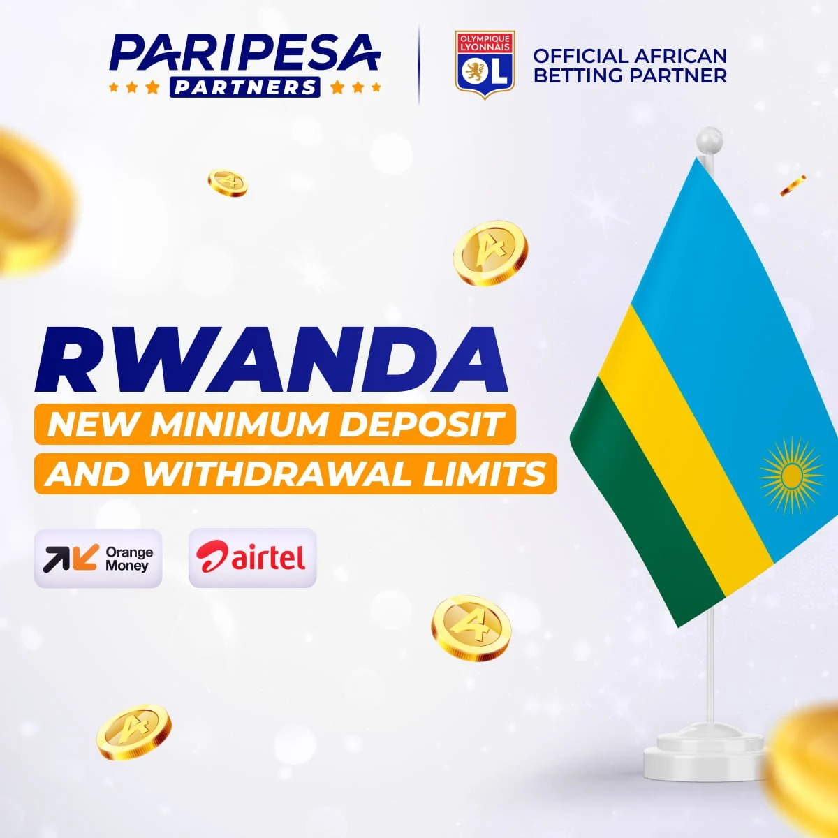 Paripesa Rwanda Deposits